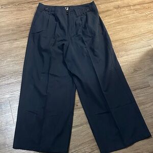 Women Black Wide-Leg Pants